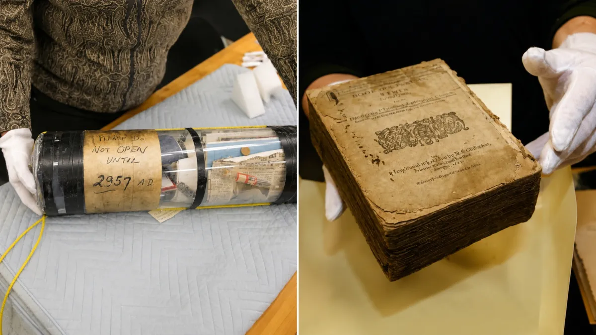 10 incríveis cápsulas do tempo descobertas por acaso
