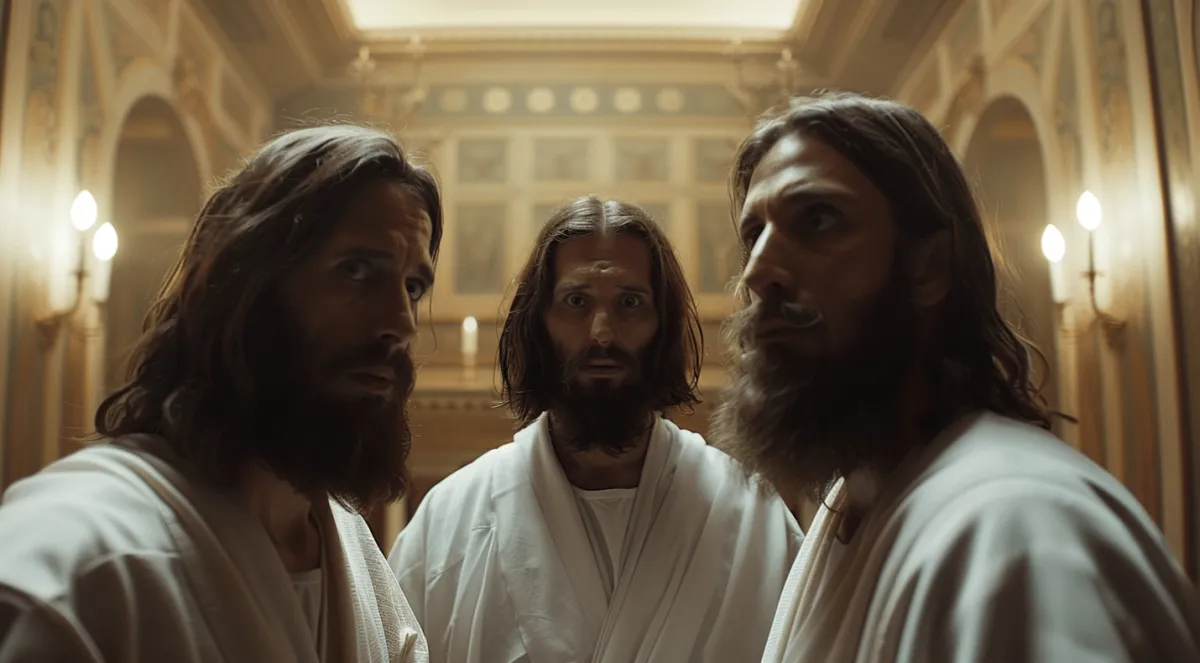 3 pessoas que acreditavam ser Jesus foram reunidas para uma
