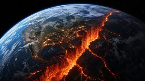 A Terra está se fraturando sob o Pacífico e ameaça reconfigu