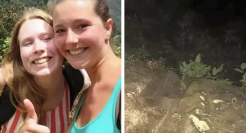 Amigas que desapareceram durante uma caminhada deixaram evid