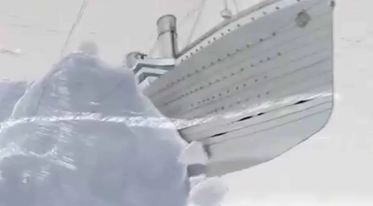 Animação mostra como o Titanic realmente afundou