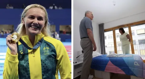 Ariarne Titmus critica condições na Vila Olímpica após ouro nos 400m livre