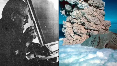 As últimas palavras arrepiantes do operador de rádio antes que vulcão ‘mais poderoso que uma bomba nuclear’ o enterrasse vivo