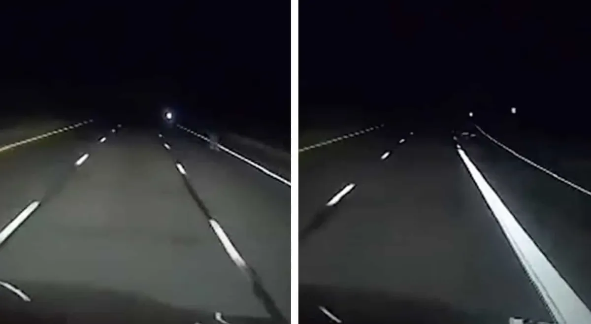 Caminhoneiro flagra “fantasma” em rodovia do Arizona