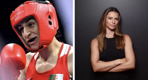 Campeã de boxe que lutou contra olímpica que falhou em teste de elegibilidade de gênero se pronuncia