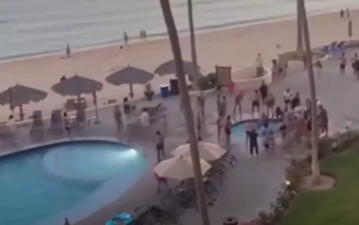 Casal eletrocutado em resort no México: 1 morte e 1 ferido