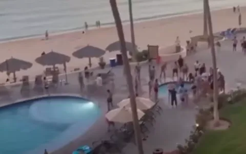 Casal eletrocutado em resort no México: 1 morte e 1 ferido