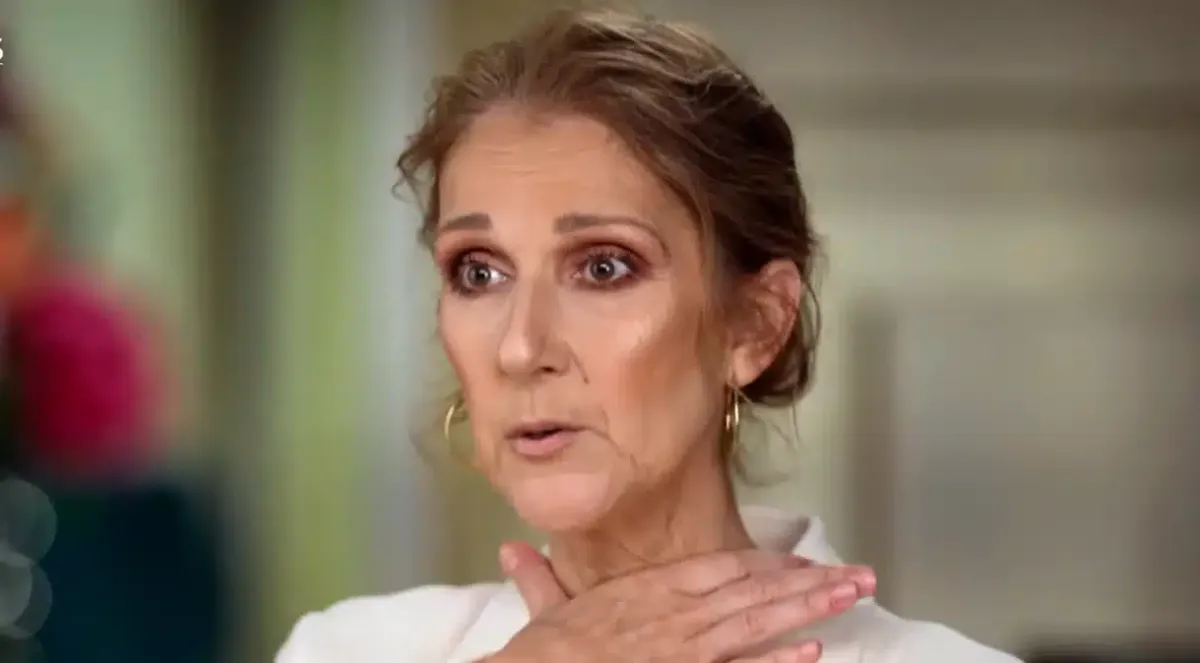 Céline Dion compartilha imagens chocantes de si mesma sofren