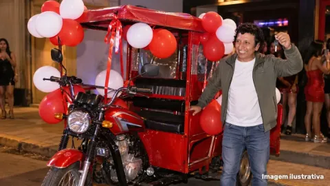 Clube adulto no Peru sorteia mototáxi zero-quilômetro entre clientes