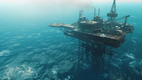 Como plataformas de petróleo são feitas no meio do mar?