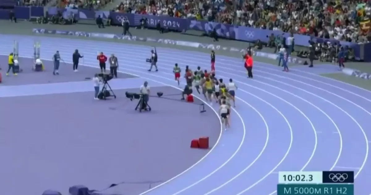 Corrida de 5.000m nas Olimpíadas “arruinada” após cinegrafis