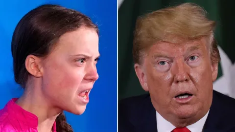 Donald Trump comenta sobre Greta ter sido supostamente “sequ