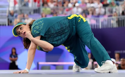 É por isso que os vídeos da performance de breakdance olímpi