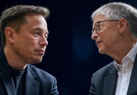 Elon Musk alerta que Bill Gates poderia ir à falência caso a
