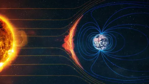 Esqueça o asteroide: Enorme “área fraca” no campo magnético 