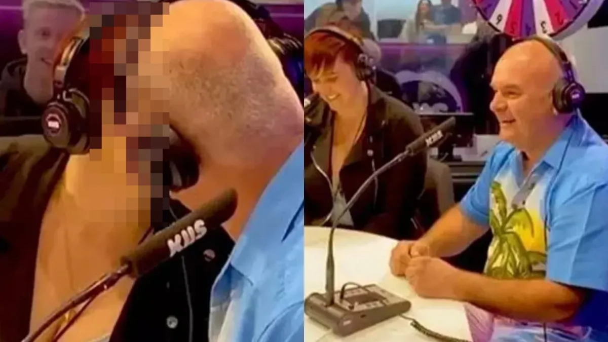 Filha beija o pai com “beijo de língua” ao vivo no rádio por