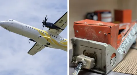 Força Aérea Brasileira divulga vídeo da caixa-preta do avião da Voepass