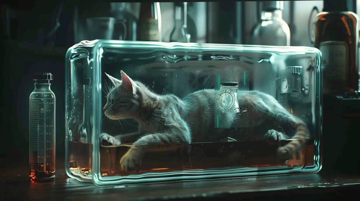 Gato de Schrödinger: vivo e morto ao mesmo tempo