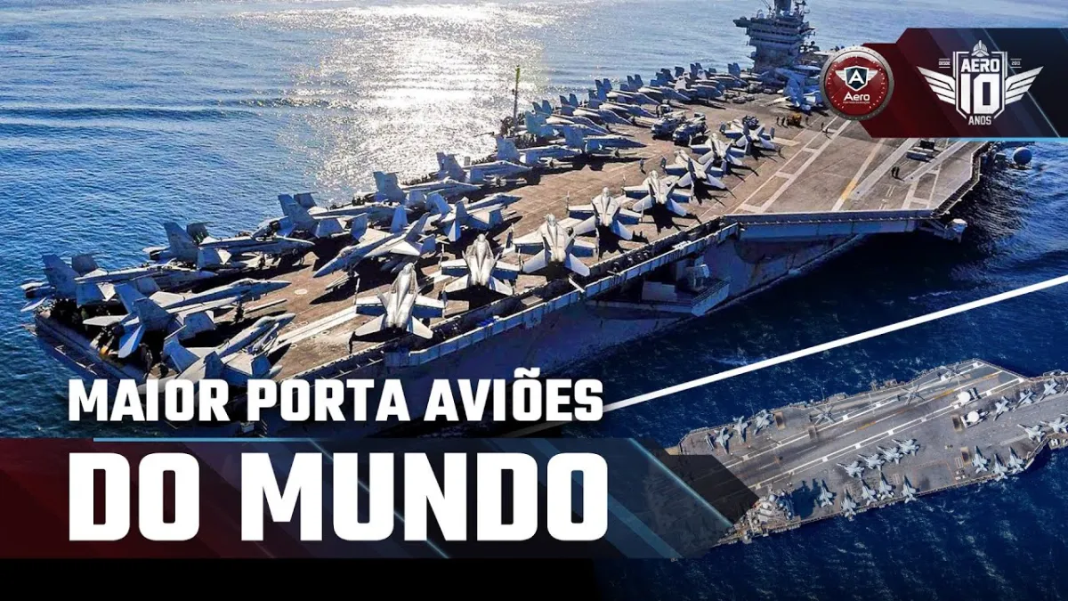 Gigante dos mares: conheça o maior porta-aviões do mundo que