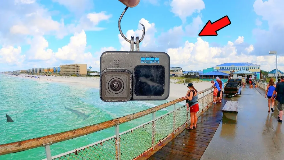 Homem deixa GoPro cair do ‘píer mais perigoso do mundo’ e de