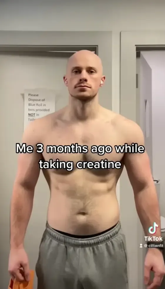 Homem mostra o antes e depois de ficar três meses sem tomar