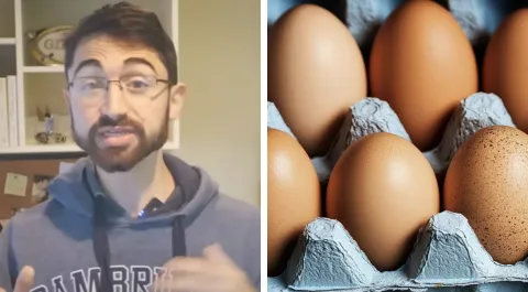 Homem que comeu mais de 700 ovos em um mês revela o impacto 