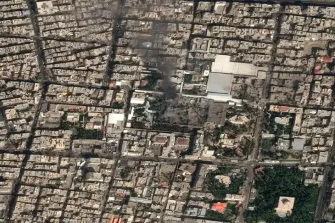 Imagens de satélite mostram residência do líder do Irã após ataque