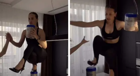 Influenciadora quebra a coluna após tentar desafio viral ins