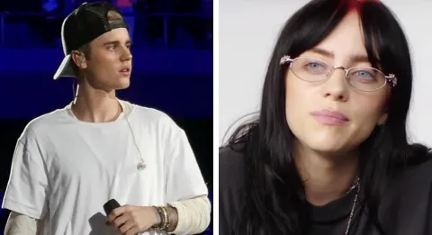 Justin Bieber disse que queria ‘proteger’ Billie Eilish da i