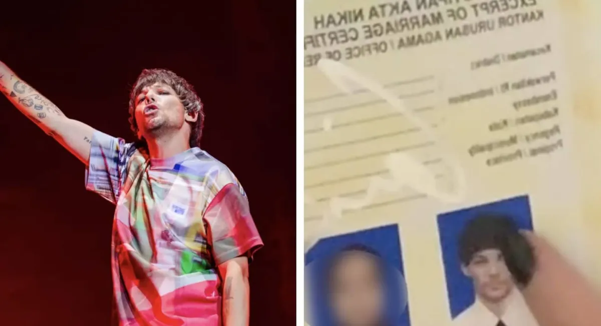 Louis Tomlinson ‘se casa’ com fã enquanto assina autógrafos