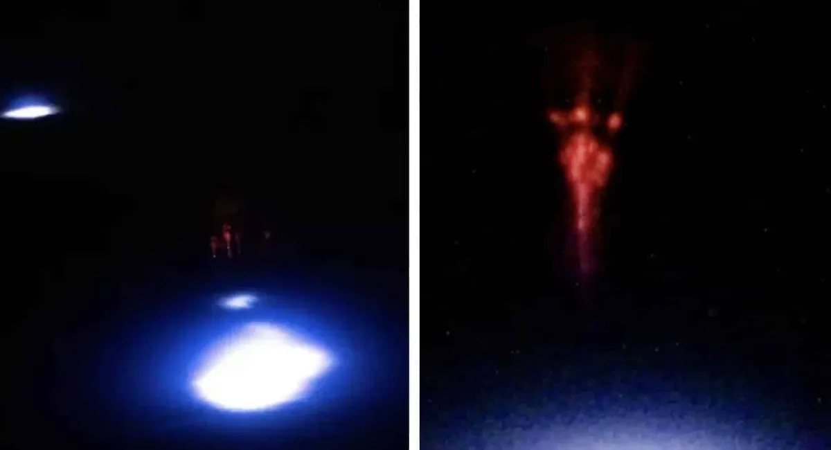 Luzes vermelhas na atmosfera da Terra são capturadas por ast