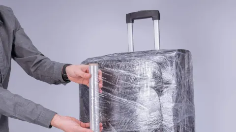 Manipulador de bagagens faz alerta para passageiros que embr