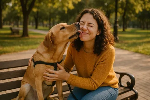 Médico faz alerta assustador: nunca deixe seu cachorro lambe