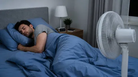 Médico faz alerta para pessoas que dormem com ventilador lig