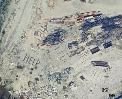 Mensagem perturbadora de “socorro” encontrada no Google Maps
