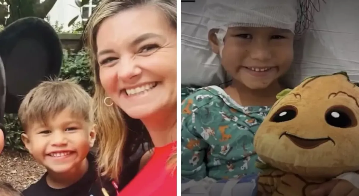 Momento devastador em que mãe é forçada a terminar passeio d