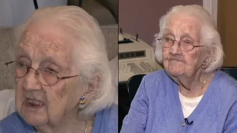Mulher de 100 anos que ainda trabalha 6 dias por semana reve