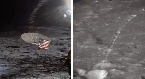 Negacionistas do pouso na Lua receberam provas de que pousar