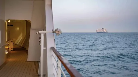 O aviso aterrorizante ouvido por pessoas em navios de cruzei