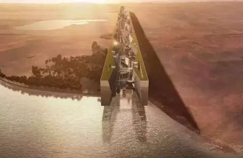 O giga-projeto de US$ 1 trilhão da Arábia Saudita alcançou u