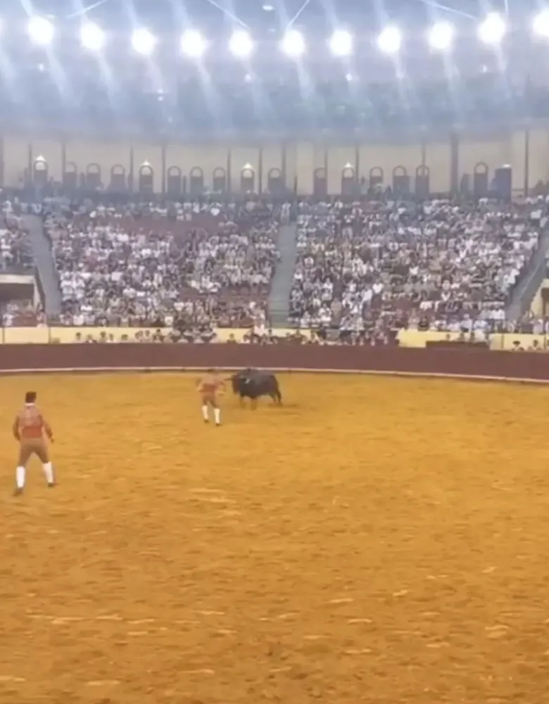O momento assustador em que toureiro morre após ser levantad