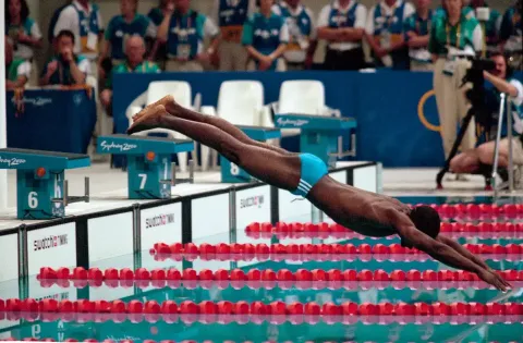 O nadador olímpico que nem sabia nadar e quase se afogou dur
