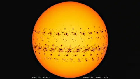 O que está acontecendo com o Sol? Número de manchas solares é o maior em mais de 20 anos