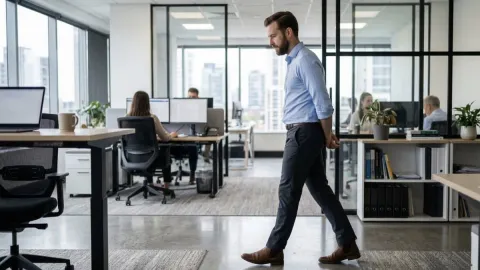 O que significa andar com as mãos para trás, segundo a psico