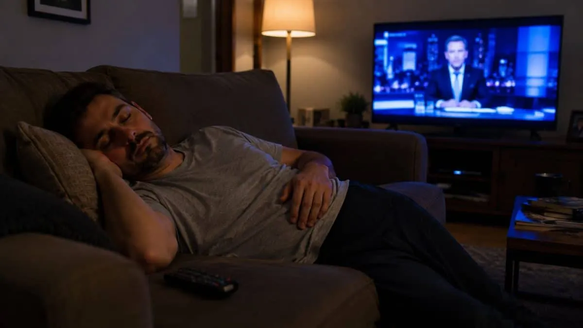 O que significa dormir com a TV ligada, segundo a psicologia