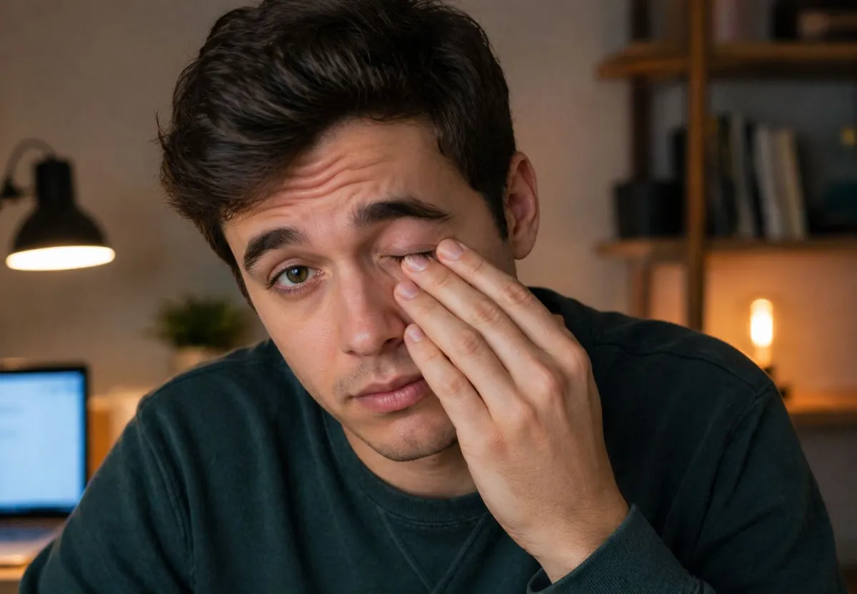 O que significa quando o olho começa a tremer sozinho?