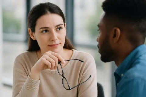 O que significa quando uma pessoa sempre olha nos seus olhos