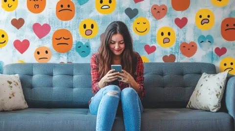 O que significa que uma pessoa use muitos emojis, segundo a 