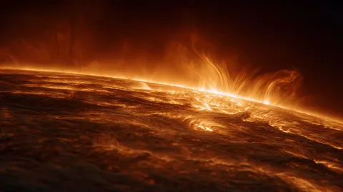 O Sol acaba de desencadear sua tempestade de radiação mais p