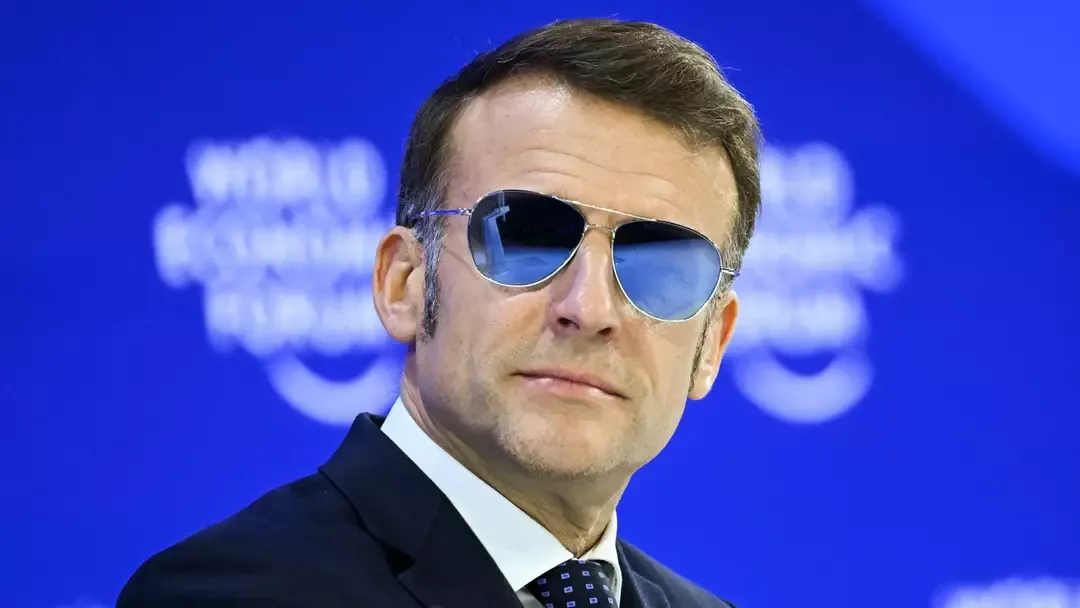 O verdadeiro motivo pelo qual Macron usou óculos escuros dur